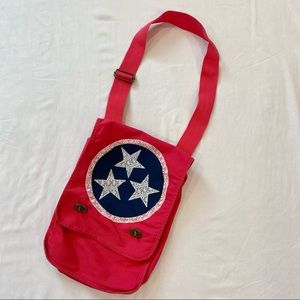 Boutique Tennessee messenger bag tennessee flag
